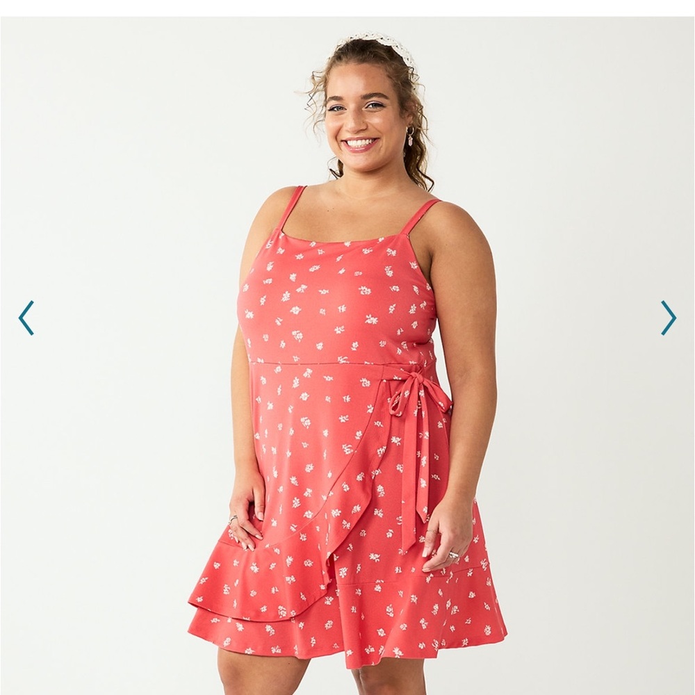Sonoma Juniors Plus Size wrap Dress
